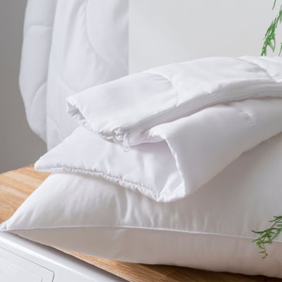 Spundown, Hypoallergenic Pillow Protector THE FINE BEDDING COMPANY