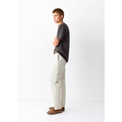 Pantalon droit cargo MANGO TEEN