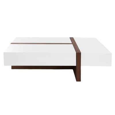 Table basse rectangulaire en bois et noyer ANGEL CERDA