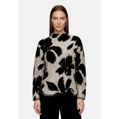Pull-over en maille à col droit BETTY BARCLAY