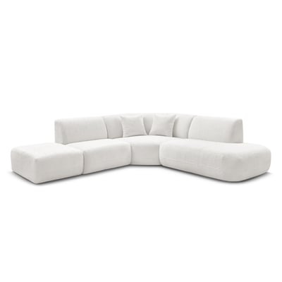 Canapé modulable 6 places en tissu chenille, ANDA BOBOCHIC