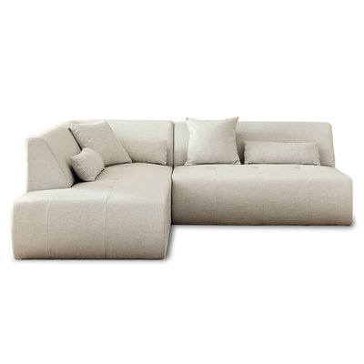 Canapé d'Angle gauche en Tissu 5 places - ONYX LISA DESIGN