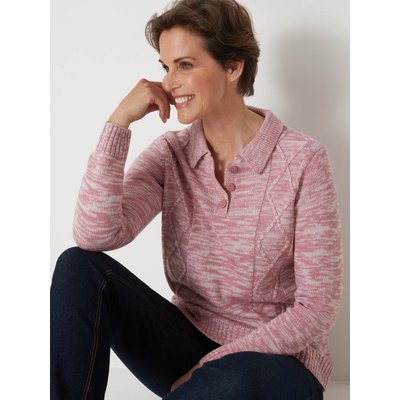 Pull polo avec torsades DAXON