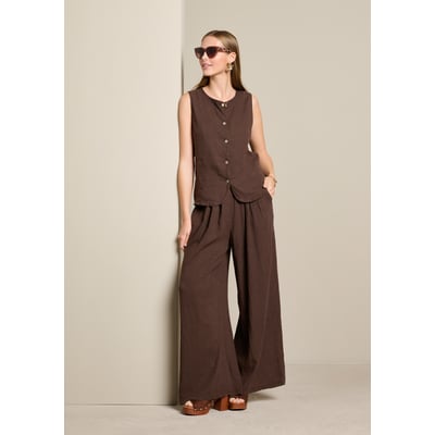 Gilet sans manches smocké LOLALIZA