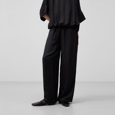 Pantalon droit noir ADOLFO DOMINGUEZ