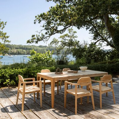 Table de jardin en teck massif, Cordano AM.PM