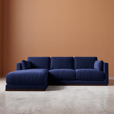 Alesund Easy Velvet Corner Chaise Sofa SWOON