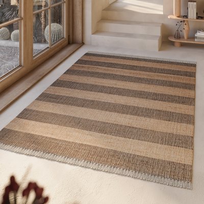 Tapis jute à rayures rectangulaire ,  VIRGIL WECON HOME