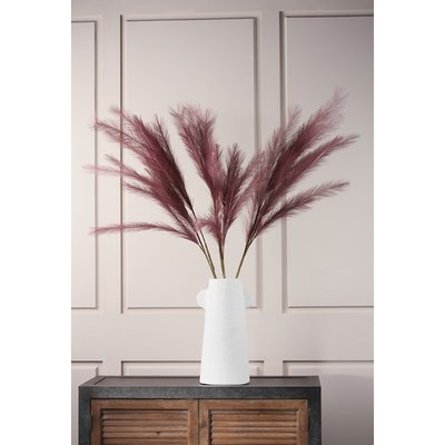 Pack of 3 120cm Artificial Purple Pampas Stem SO'HOME