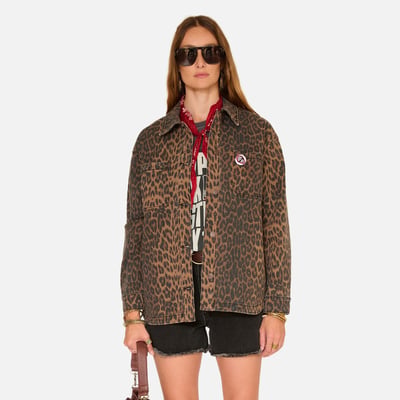 Veste VENUTIA LEOPARD PRINT MKT STUDIO