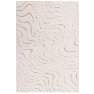 Tapis tissé plat moderne WAVES NOVATREND