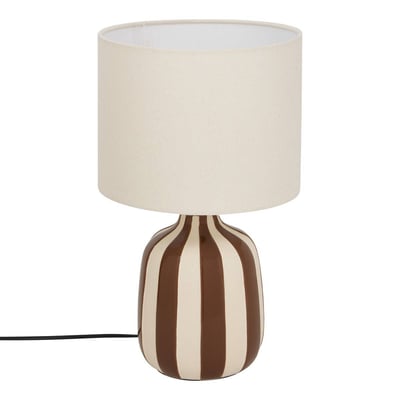 Lampe cylindrique en lin VILMA ATMOSPHERA