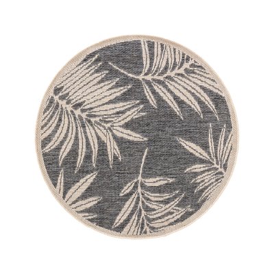Tapis d'extérieur & intérieur rond RIVER BENUTA 