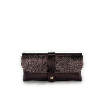 Pochette étui à lunettes en cuir irisé LUMOS OH MY BAG