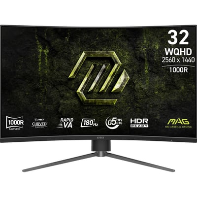Ecran PC Gamer MAG 325CQPF E18 32" Incurvé WQHD 180Hz Fast VA MSI
