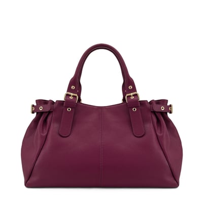 Sac bowling en cuir grainé NEW PRINCESSE XL OH MY BAG