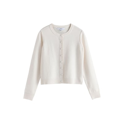Cardigan ras du cou doux à manches longues NEXT