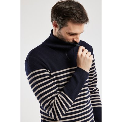 Pull marin col roulé homme online