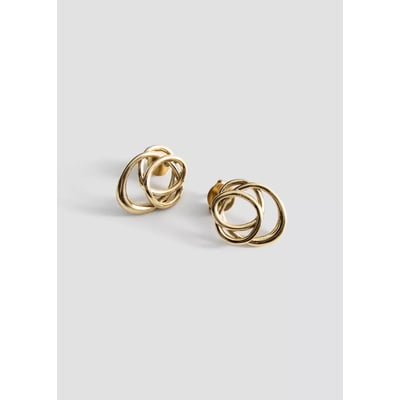 Boucles d'oreilles entrelacées MANGO