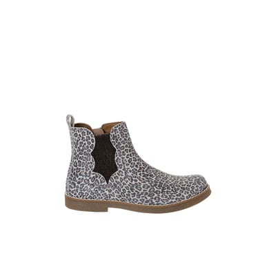 Boots cuir zippées VERTBAUDET