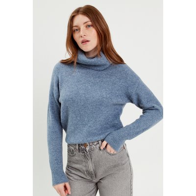 Col roulé bleu clair online