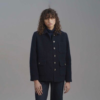 Veste Goltan en lainage à bouclette boutonnée BENSIMON