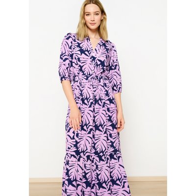 Robe longue à imprimé feuilles LOLALIZA