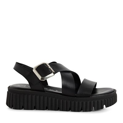 Sandale à talon en cuir TAMARIS