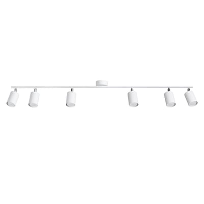 Plafonnier Acier Blanc GU10 6 Lemmi EDEN