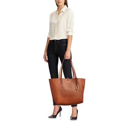 Sac cabas réversible à grandes anses LAUREN RALPH LAUREN