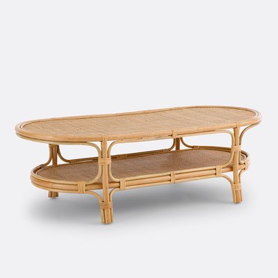 Table basse vintage rotin et cannage, Heiana LA REDOUTE INTERIEURS