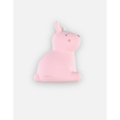 Jouet de bain lapin avec hochet en caoutchouc naturel, NOUKIE'S