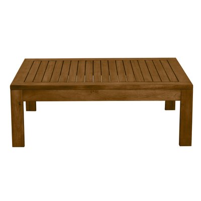 Table basse de jardin en bois massif L90 cm SALVADOR MILIBOO