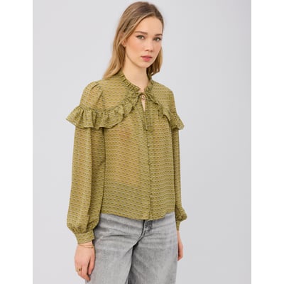 Blouse en voile imprimée BZB