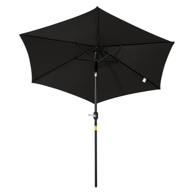 Parasol de terrasse Métal Gris OUTSUNNY