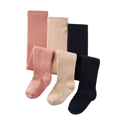 Lot de 3 collants maille VERTBAUDET