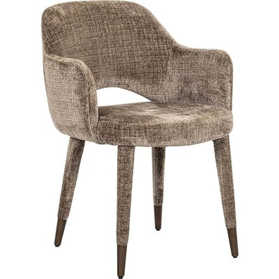 Chaise design ignifuge en chenille élégante RECOLLECTION
