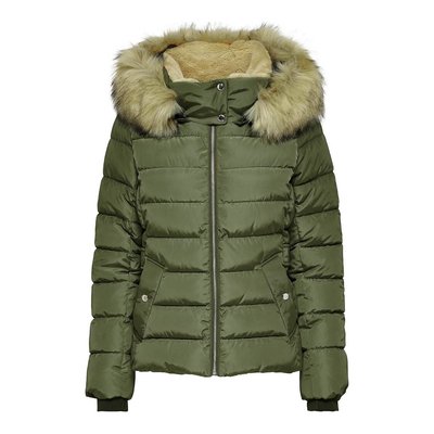 Chaqueta de plumón acolchada con capucha fija ONLY