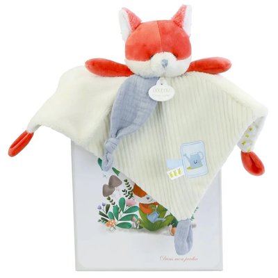 Doudou plat Romarin le renard 27 cm DOUDOU ET COMPAGNIE