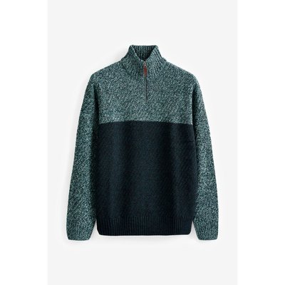 Pull standard torsadé col zippé NEXT
