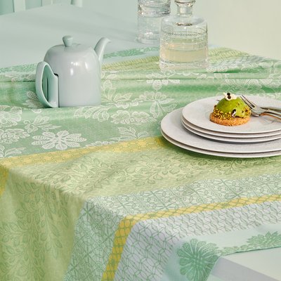 Nappe pur coton enduit imperméable MILLE LACE GARNIER-THIEBAUT