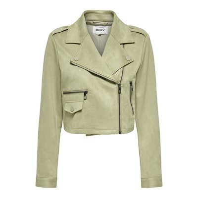 Blouson motard simili polyester ONLY