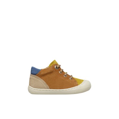 Chaussures premiers pas en cuir et suède ROMY NATURINO