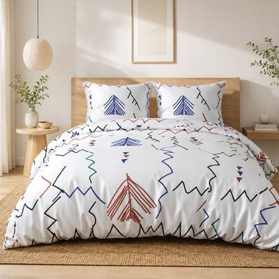 Parure housse de couette ryad C DESIGN HOME TEXTILE