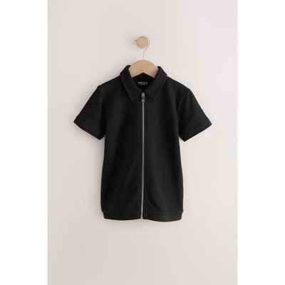 Polo zippé à manches courtes NEXT