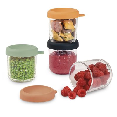 Coffret 4 portions en verre BEABA