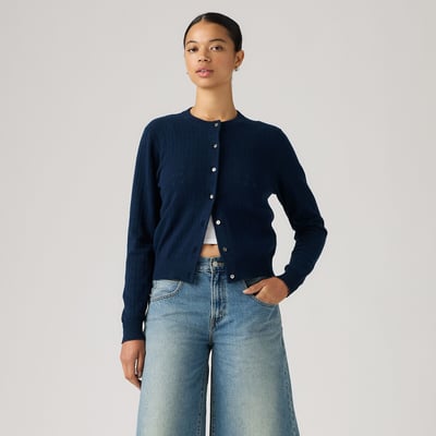 Cardigan col rond maille pointelle LEVI'S