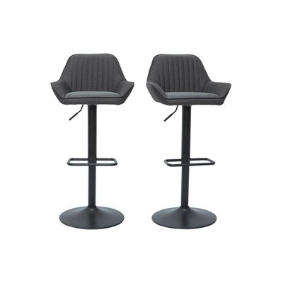 Tabourets de bar réglables design (lot de 2) RONNIE MILIBOO