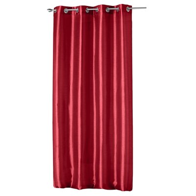Rideau a oeillets tissu Shantung Shana DOUCEUR D'INTÉRIEUR