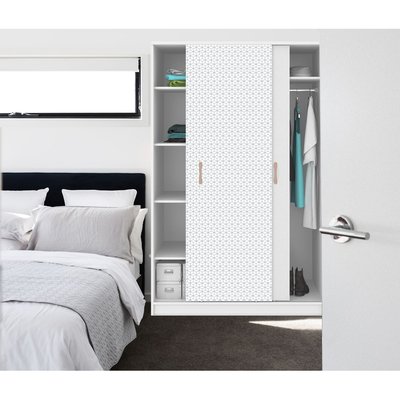 Sticker pour porte de dressing scandi Home TOILINUX